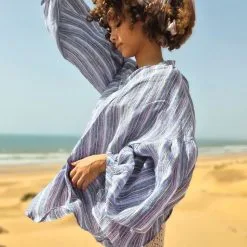 CLARAMONTE Blouse CHEVRON -Robes Soldes Boutique claramonte blouse chevron 6 scaled