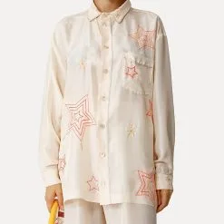 Forte_forte Chemise STAR VIBES -Robes Soldes Boutique forteforte chemise star vibes 3