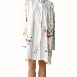 Forte_forte Robe Chemise Crazy Love -Robes Soldes Boutique forteforte robe chemise crazy love 2