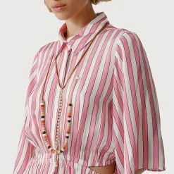 Forte_forte Robe STRIPE -Robes Soldes Boutique forteforte robe stripe 1