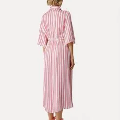 Forte_forte Robe STRIPE -Robes Soldes Boutique forteforte robe stripe 2