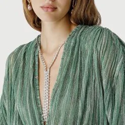 Forte_forte Top Lurex Pliss' -Robes Soldes Boutique forteforte top lurex pliss 1 4