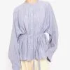 LAURENCE BRAS Blouse FER Blue -Robes Soldes Boutique laurence bras blouse fer blue