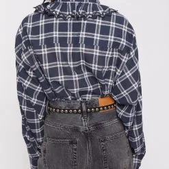 LAURENCE BRAS Chemise CAMPING Black -Robes Soldes Boutique laurence bras chemise camping black 3