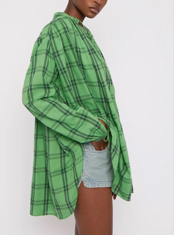 LAURENCE BRAS Robe MINI NEW CIGAR Green 5 LAURENCE BRAS Robe MINI NEW CIGAR Green – Image 3