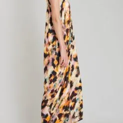 MAEVY Combinaison SAUGE PRINT -Robes Soldes Boutique maevy combinaison sauge print 1