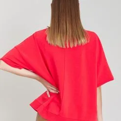 MAEVY Sweat EASY ROUGE -Robes Soldes Boutique maevy sweat easy rouge 2
