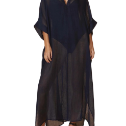 MARE DI LATTE Cafetan BELLA PASHMINA INK