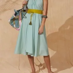 MARE DI LATTE Paréo Malin ALINE LAGON -Robes Soldes Boutique mare di latte pareo malin aline 8