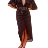 MARE DI LATTE Robe BARBARA NOIRE -Robes Soldes Boutique mare di latte robe barbara noire