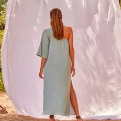 MARE DI LATTE Robe CHIRAZE ALMOND -Robes Soldes Boutique mare di latte robe chiraze almond 2