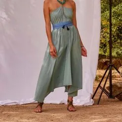 MARE DI LATTE Robe IVINA LAGON -Robes Soldes Boutique mare di latte robe ivina lagon 2