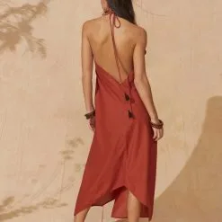 MARE DI LATTE Robe IVINA POTTER CLAY -Robes Soldes Boutique mare di latte robe ivina potter clay 3