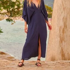 MARE DI LATTE Robe SOUANE SOIE -Robes Soldes Boutique mare di latte robe souane soie 1