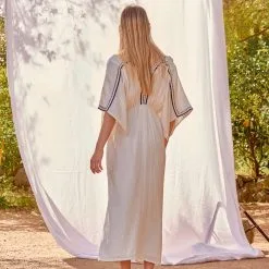MARE DI LATTE Robe SOUANE WHITE -Robes Soldes Boutique mare di latte robe souane white 1