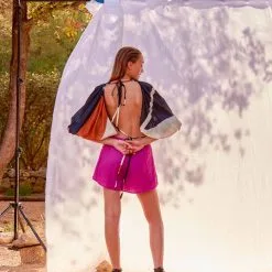 MARE DI LATTE Top DIVYA BLACK COMBO -Robes Soldes Boutique mare di latte top divya black combo 3