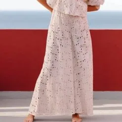 MES DEMOISELLES...PARIS MES DEMOISELLES Pantalon LARSON écru -Robes Soldes Boutique mesdemoiselles paris pantalon larson 3