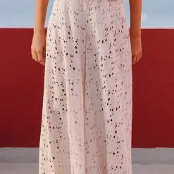 MES DEMOISELLES...PARIS MES DEMOISELLES Pantalon LARSON écru -Robes Soldes Boutique mesdemoiselles paris pantalon larson 4