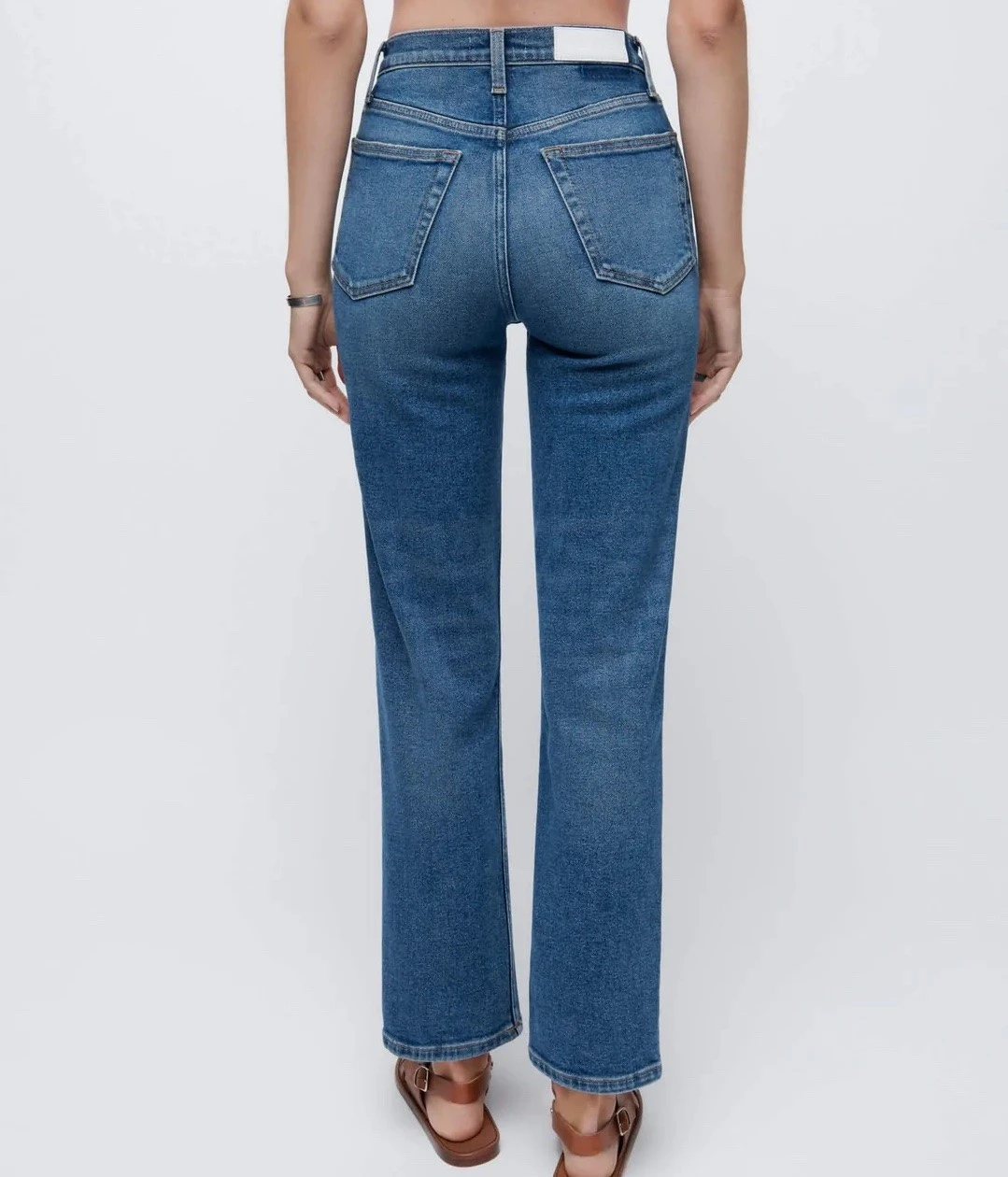 RE/DONE Jeans 70S STOVE PIPE WESTERN BLUE 5 RE/DONE Jeans 70S STOVE PIPE WESTERN BLUE – Image 3