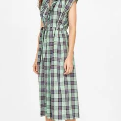 ROSEANNA Robe RIO CHECK -Robes Soldes Boutique roseanna robe rio check 1