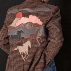 WASHINGTON DEE CEE WASHINGTON DEE-CEE CHECKERED BLAZER -Robes Soldes Boutique washington dee cee checkered blazer 1